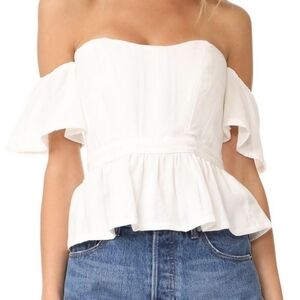 McGuire Denim Petit Trois Bustier Top NWT